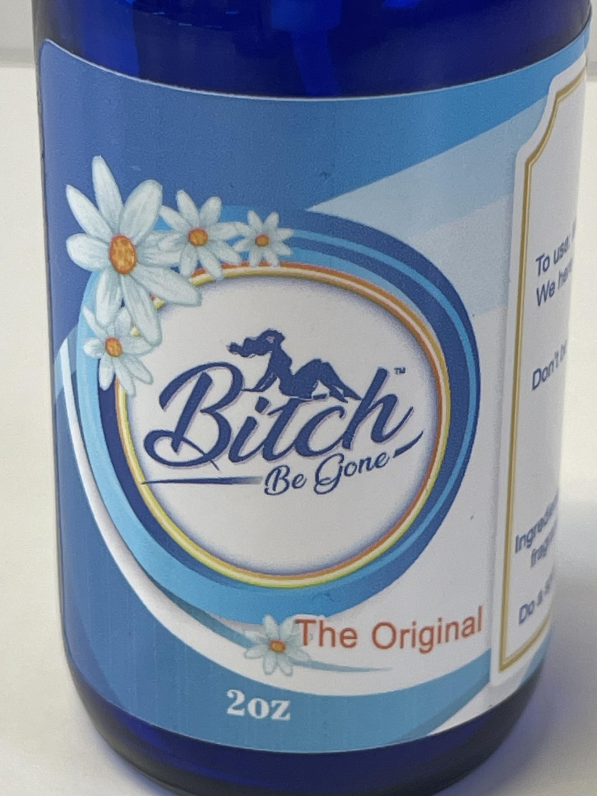 B*tch Be Gone Original Face & Body Mist - Natural Deodorant Spray for Women & Men, Organic Odor Neutralizer for Daily Use | Perfect for Gym, Work, Travel & Stress Relief
