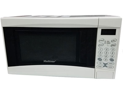 Multistar® MW20W700EU 700W Microwave Oven - 220-240V 50Hz Compact Countertop Oven for Small Kitchens, Dorms & Offices - Fast Heating, Defrost & Reheat Meals