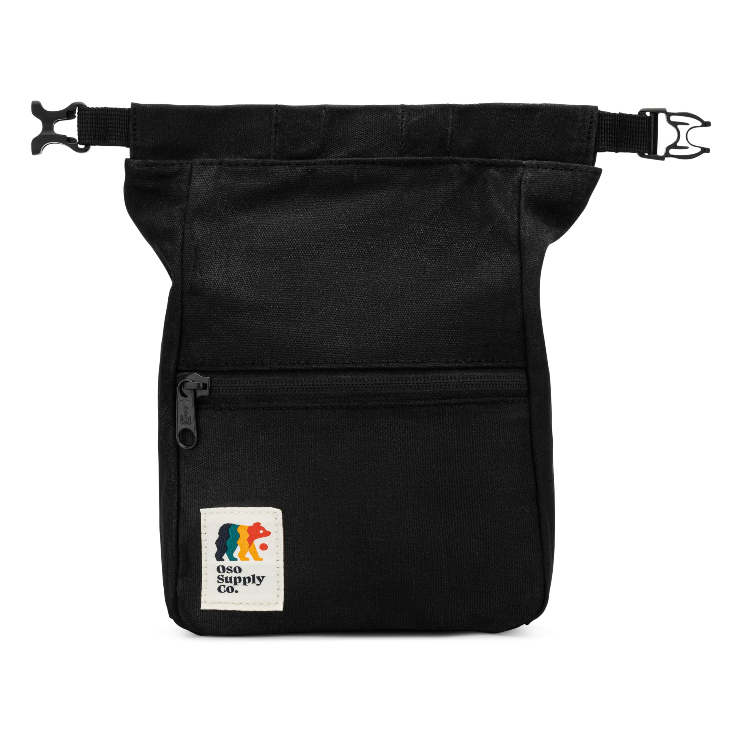 Kulshan Large Bouldering Chalk Bag for Rock Climbing - Magnetic Roll Down Closure, Brush Loop & Zippered Pockets | Perfect for Outdoor Climbing, Gym Training & Bouldering Adventures