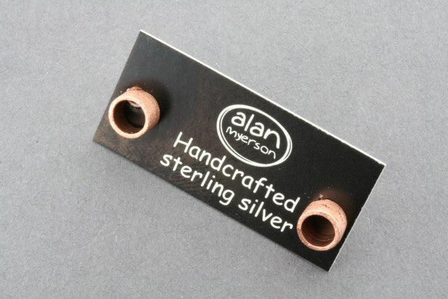 Open Cylinder Stud Earrings - Rose Gold Plated for Women, Perfect for Parties & Daily Wear