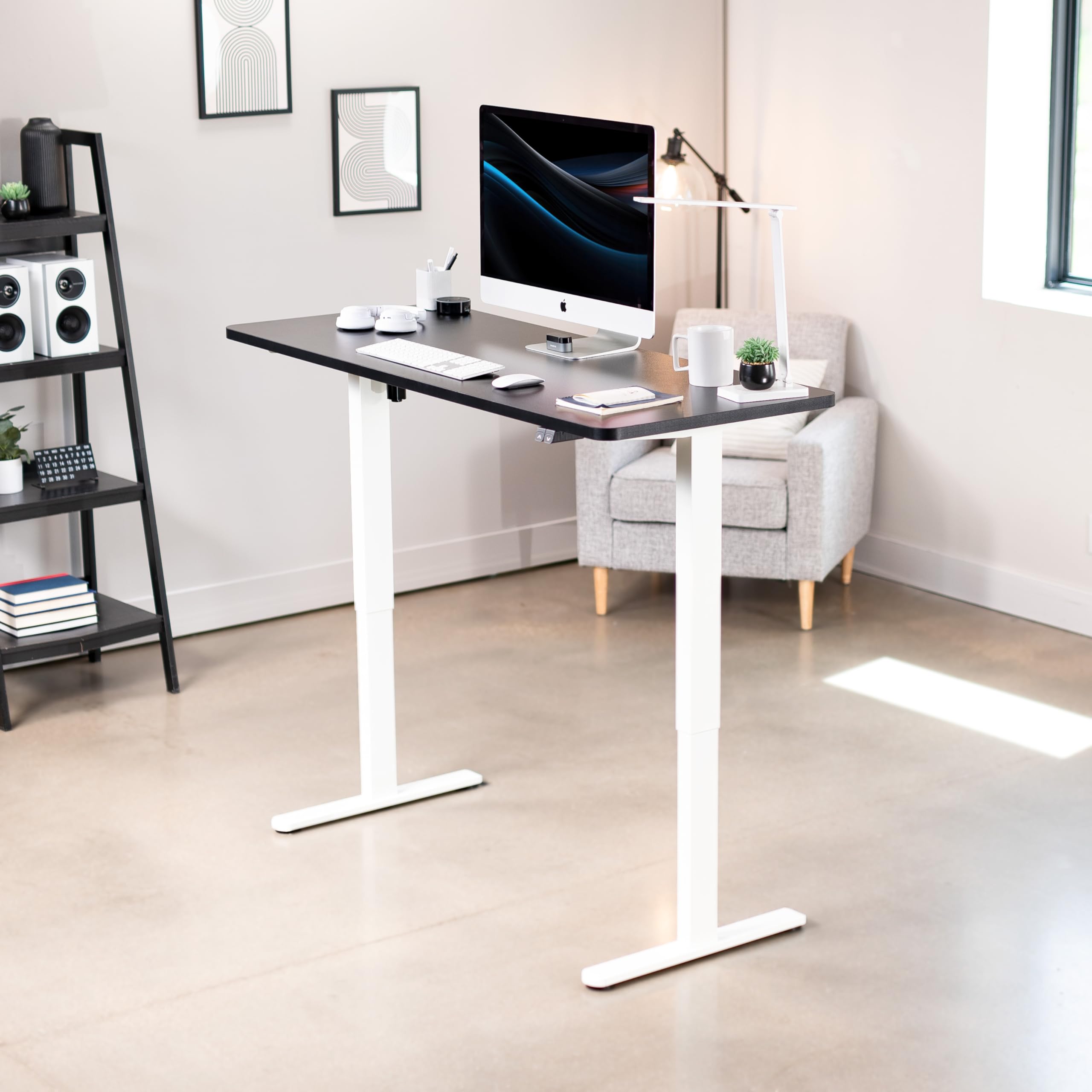 VIVO 60-inch Electric Height Adjustable Standing Desk - 60