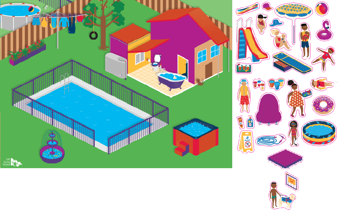 Educational Magnetic Water Safety Boards for Kids - Perfect for Swimming Lessons & Pool Safety Training