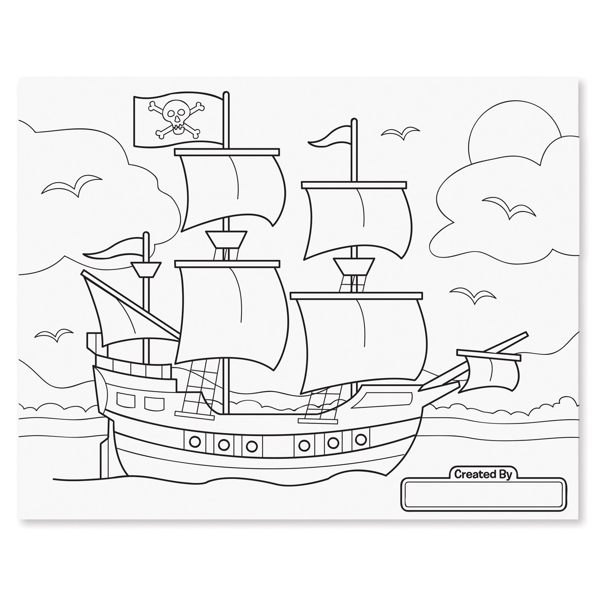 Jumbo 50-Page Kids' Coloring Book - Space, Sharks, Sports & More Fun Themes | Perfect for Travel, Birthday Gifts & Creative Play