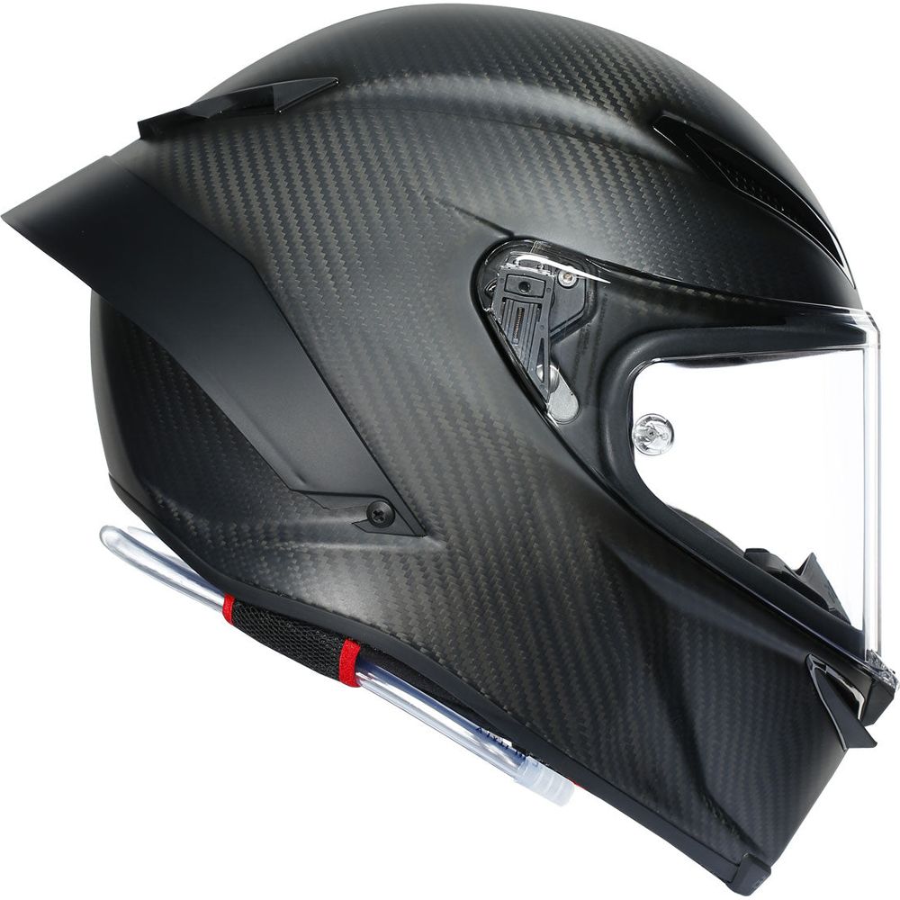 AGV Pista GP RR Solid Motorcycle Helmet - ECE 22.06 Certified - Matte Black Finish - High-Performance Racing & Track Day Use