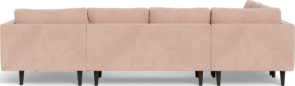 Ladybird 133 Corner Sectional Sofa with Right Chaise Lounge - Modern L-Shaped Couch for Living Room, Family Room & Home Theater