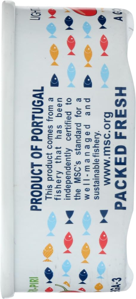 Blue Galleon Sardines in Hot Sauce - 4.25oz Canned Fish (Pack of 6) | Spicy Seafood Snack for Salads, Pasta & Charcuterie Boards | High Protein Pantry Staple