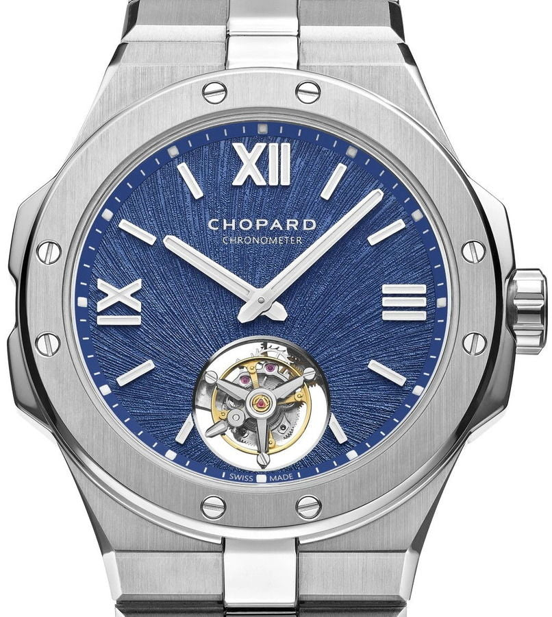 Chopard Alpine Eagle Flying Tourbillon Stainless Steel Men's Luxury Watch - Premium Swiss Timepiece for Business, Gala & Outdoor Adventures