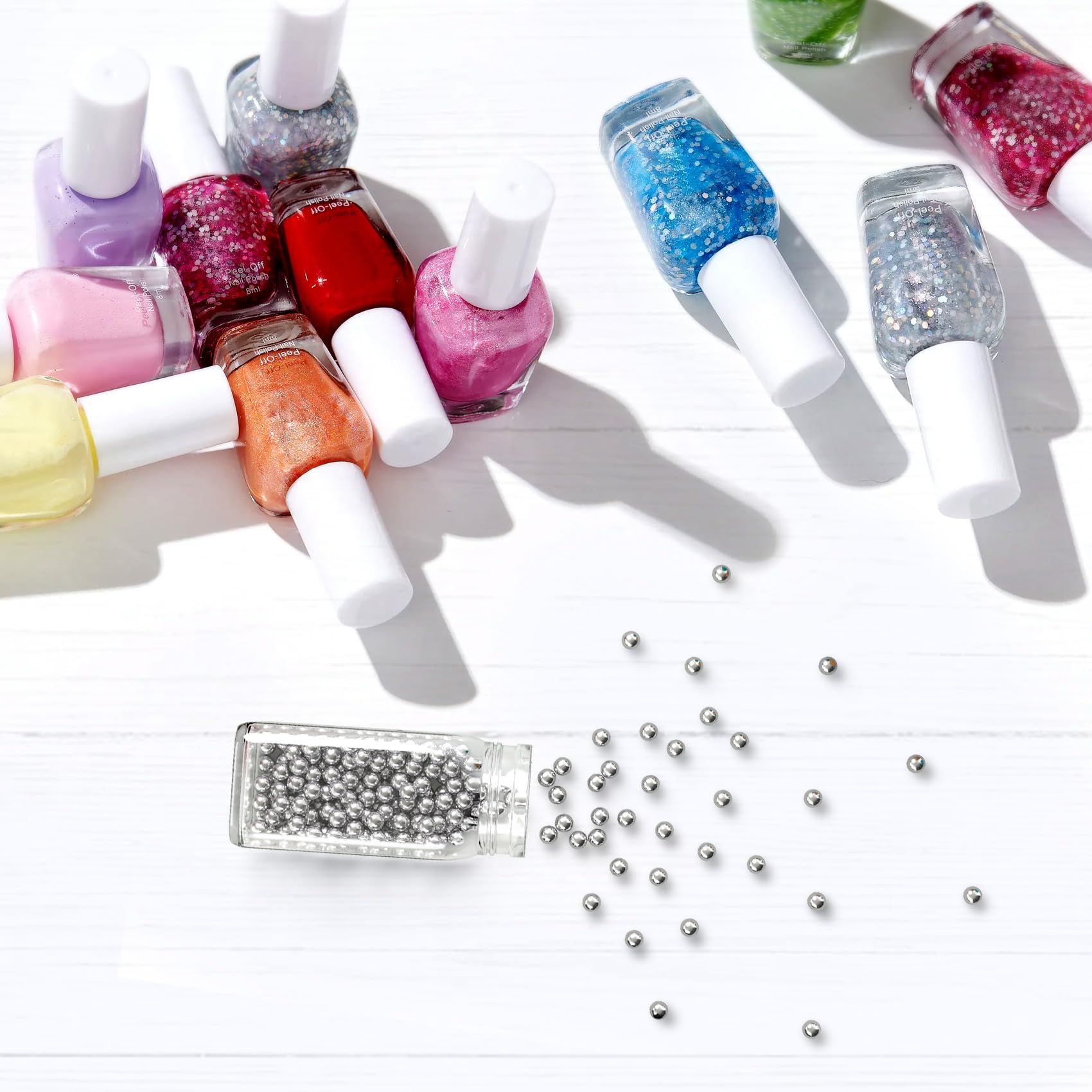 OIIKI 125 PCS 316 Stainless Steel Paint Mixing Balls - 4mm (0.16 Inch) Nail Polish & Model Paint Mixing Balls - Replacement Bearing Balls for Artists & DIY Projects - Perfect for Acrylic, Oil Paint & Epoxy Resin Mixing