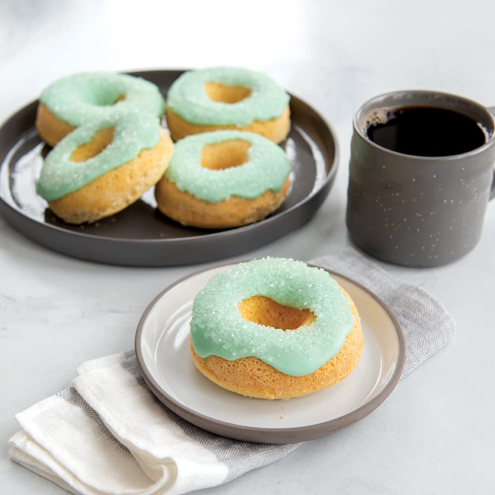 Nordic Ware Nonstick Donut Baking Pan - 6-Cavity Doughnut Mold for Homemade Donuts, Cupcakes & Muffins | Perfect for Holiday Baking, Birthday Parties & Family Breakfasts