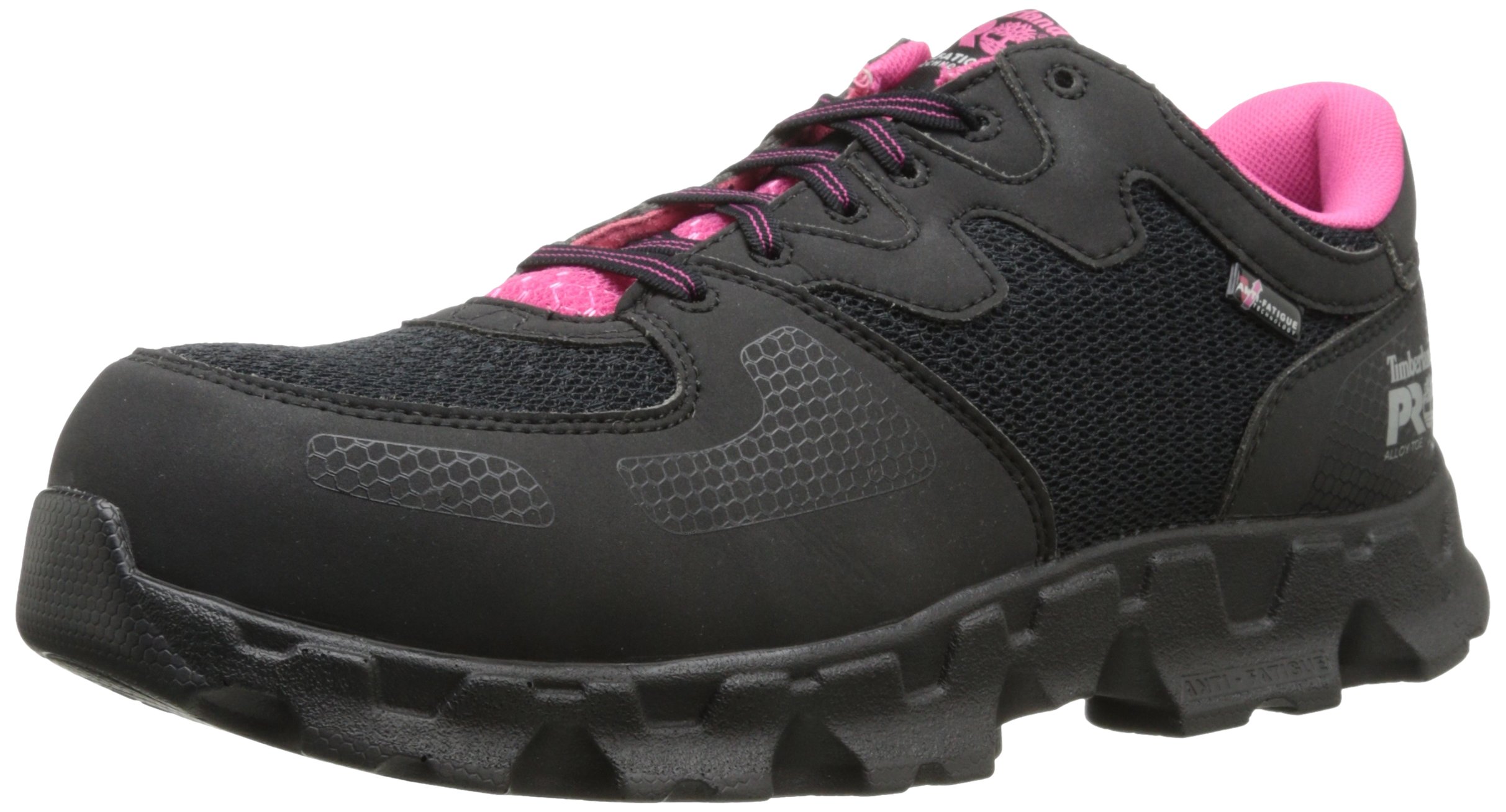Timberland PRO Women's Powertrain Alloy ESD Safety Work Shoes - Slip Resistant & Electrical Hazard Protection for Industrial & Construction Workplaces