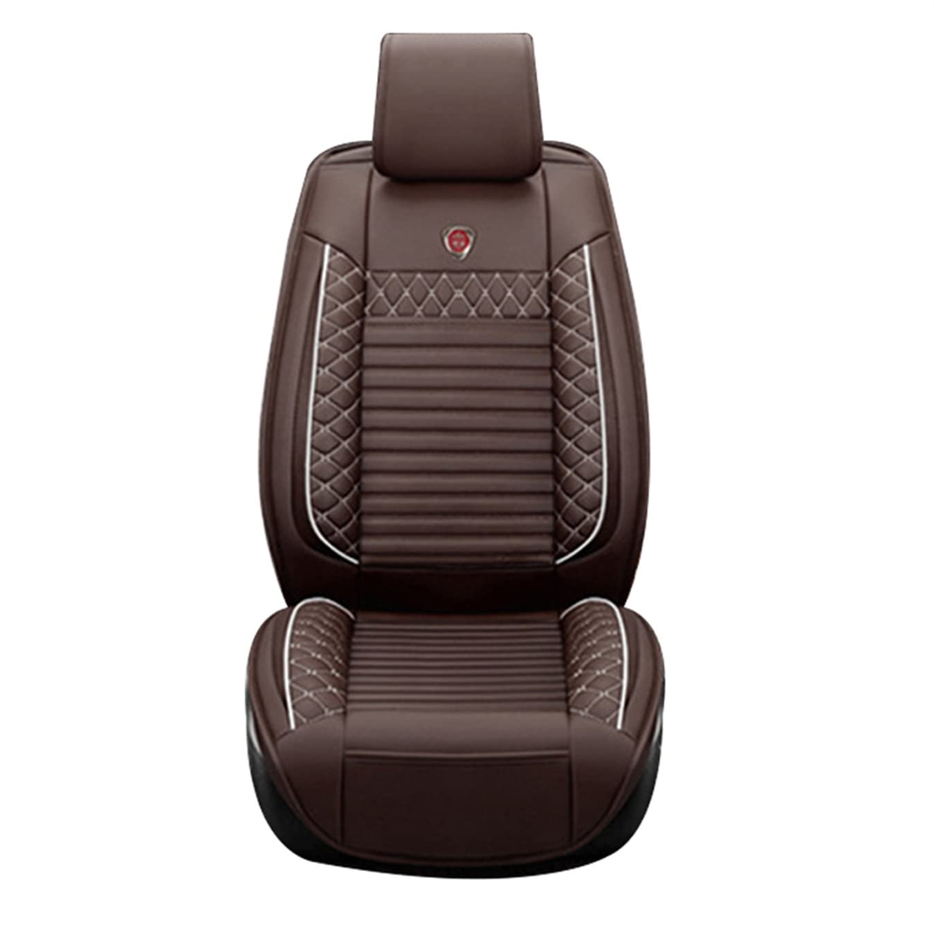 Premium PU Leather Car Seat Covers for 2006 Super V8 Portfolio - Waterproof, Wear-Resistant, Coffee Brown | Luxury Protection for Cars, SUVs & Trucks | Perfect for Road Trips, Commuting & Family Travel