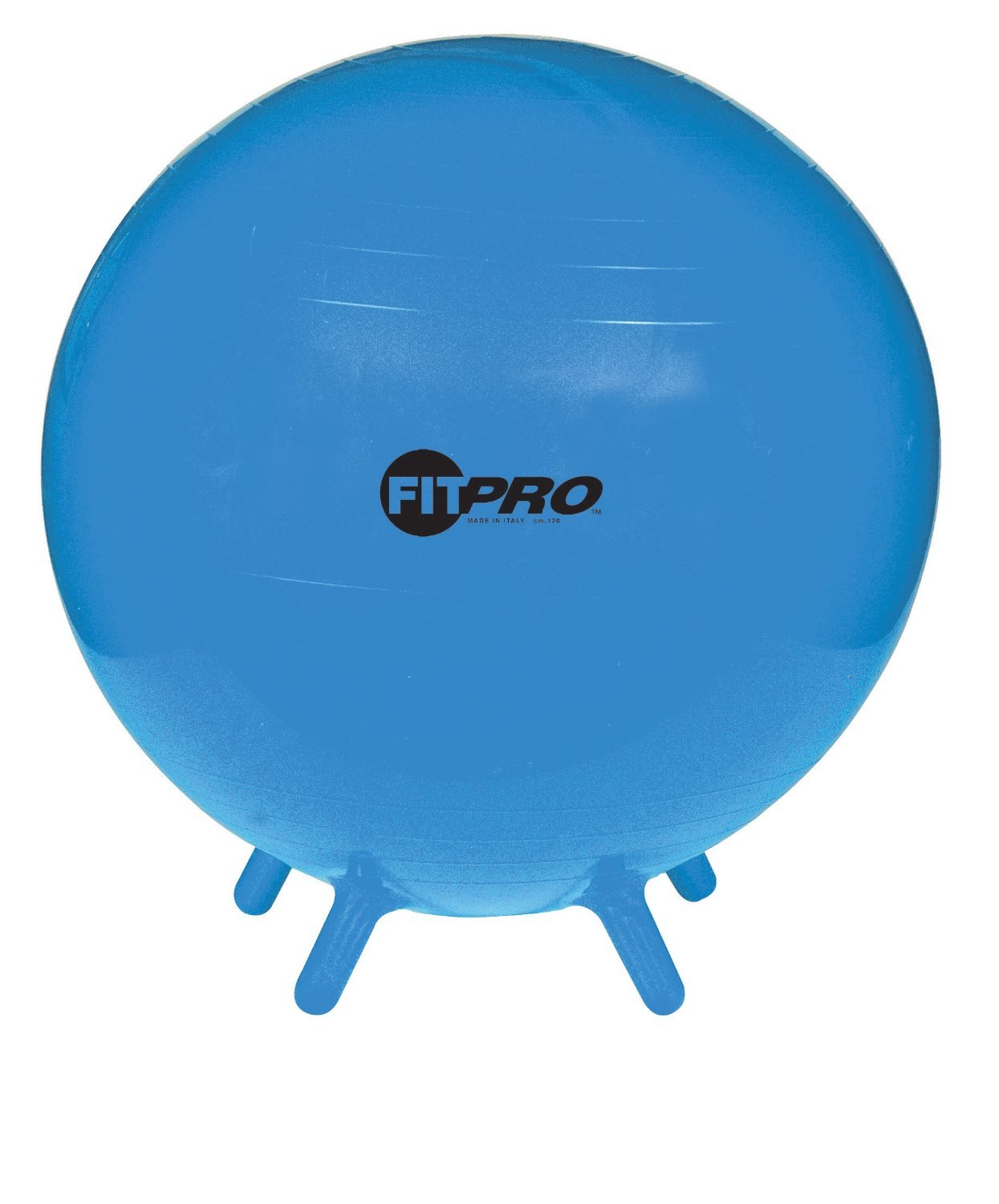 BALL FIT PRO 55CM Exercise Ball for Yoga, Pilates & Home Workouts - Blue (BE) - Perfect for Fitness Training, Core Strengthening & Physical Therapy