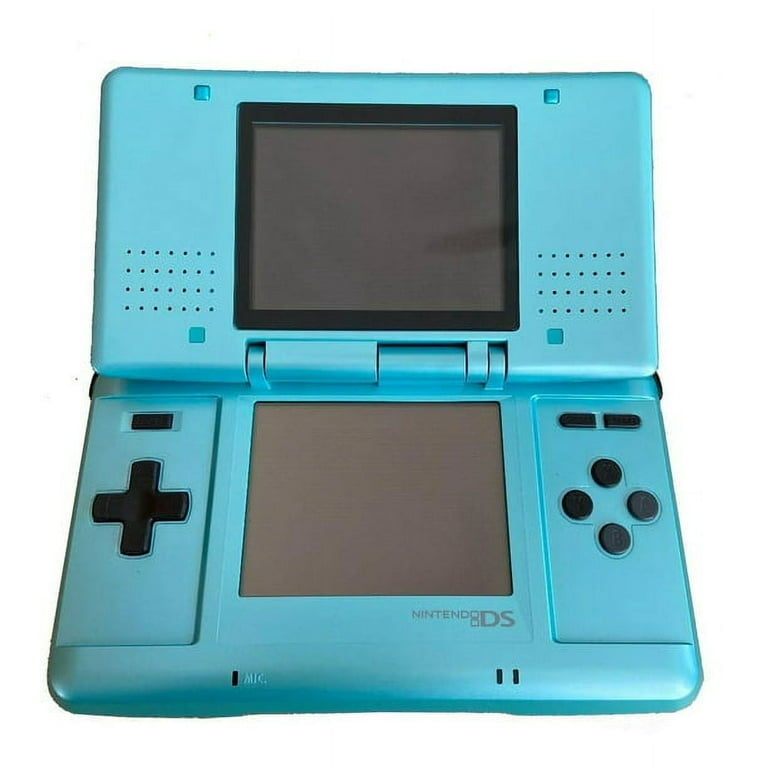 Original Nintendo DS Turquoise Blue Handheld Gaming Console - Portable Gaming for Kids & Adults, Perfect for Travel & Home Entertainment