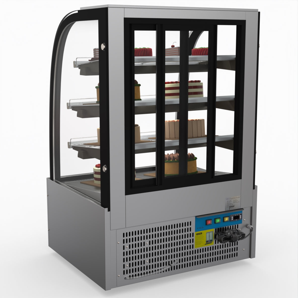 Bonvue SL830 Commercial Refrigerated Display Case - Perfect for Delis, Cafes, and Supermarkets to Showcase Fresh Food
