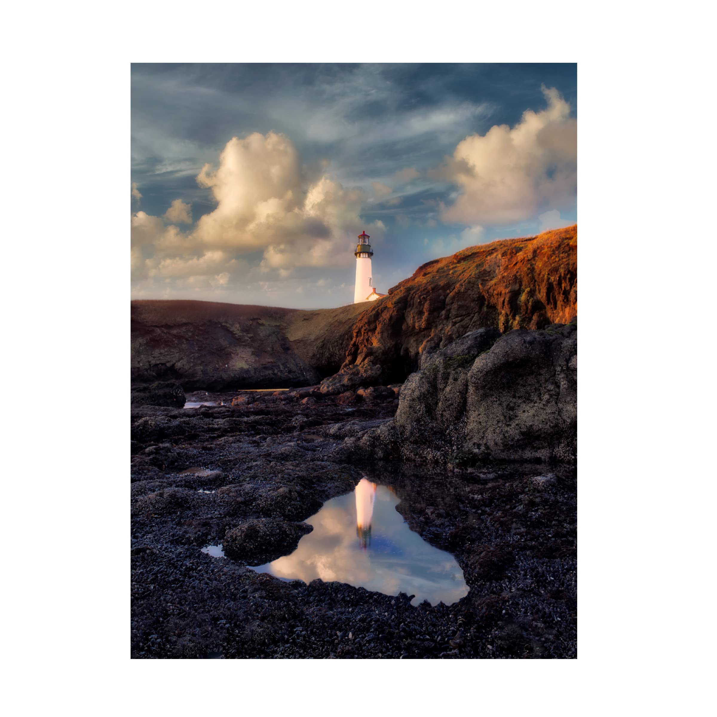 Trademark Fine Art 'Lighthouse 16' Canvas Wall Art Print by Dennis Frates - Coastal Decor for Living Room, Bedroom & Office