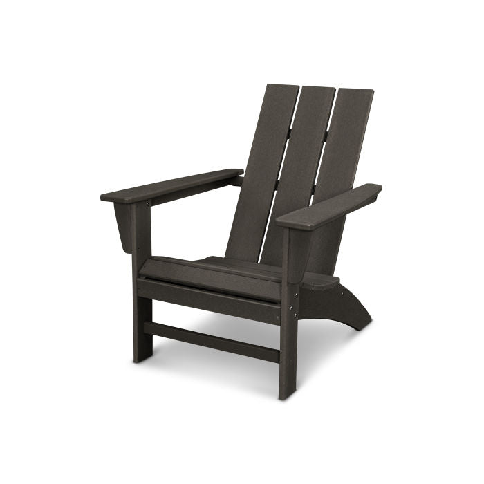 POLYWOOD Modern Adirondack Chair - Durable Outdoor Furniture, All-Weather Resin, Comfortable Patio Seating for Garden, Poolside & Backyard Relaxation