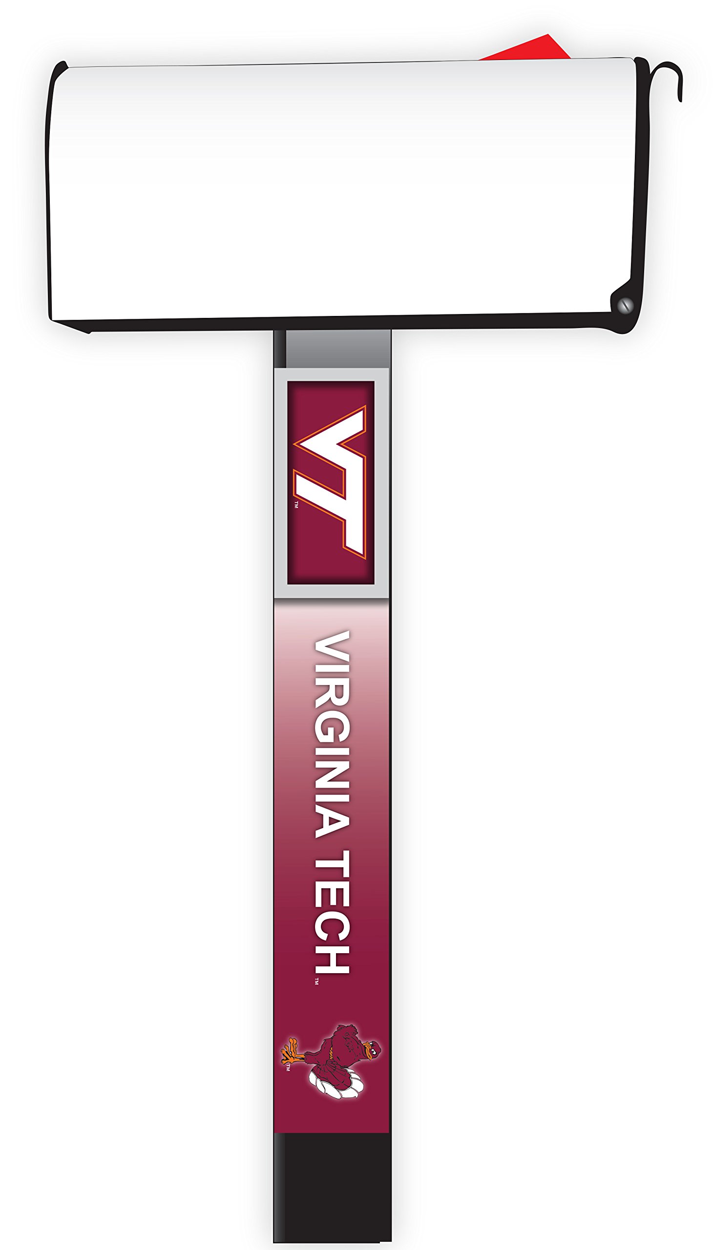 Virginia Tech VT Hokies 2-Pack Mailbox Post Covers - Officially Licensed NCAA College Football Team Decor for Outdoor Mailbox Protection & School Spirit Display (Perfect for Game Day Tailgating & Alumni Pride)