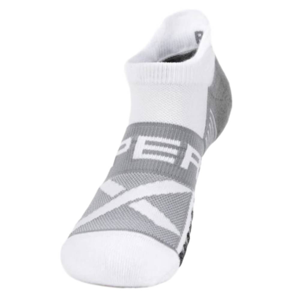 Thorlo Experia Unisex Thin Cushion No Show Socks - Breathable Athletic Socks for Running, Gym & Casual Wear (White) - Perfect for Sneakers & Low-Cut Shoes