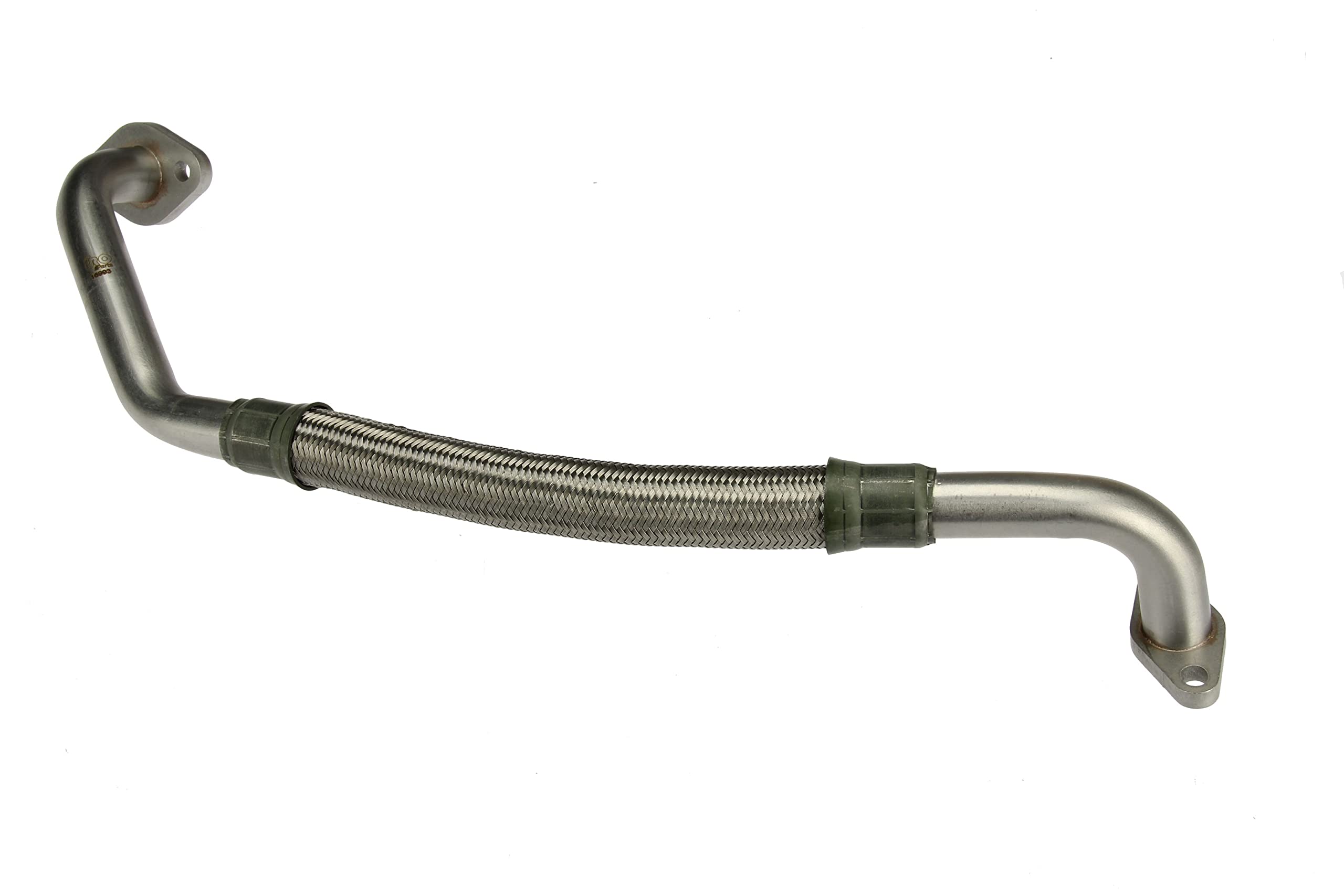 URO Parts 06A145735AA Turbo Oil Return Line - High Performance Braided Stainless Steel Hose for Audi, VW, Porsche - Perfect for Turbocharger Oil Drain & Engine Performance Upgrades