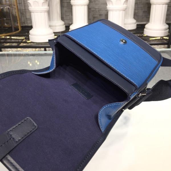 Authentic Louis Vuitton Epi Leather Messenger Bag in Blue - Stylish & Durable Crossbody Bag for Work, Travel & Everyday Use