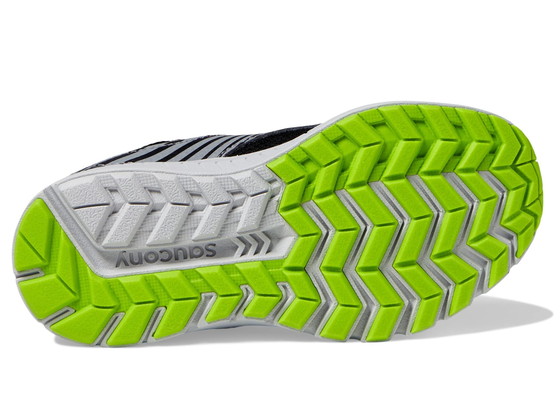 Saucony Velocer A/C Sneakers for Kids - Black/Green - Size 5 Big Kid M - Lightweight Running Shoes for Boys & Girls - Perfect for School, Sports & Daily Activities