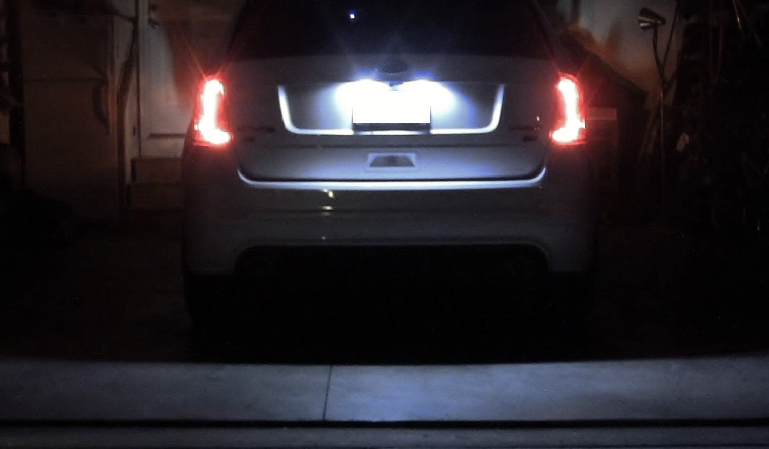 3 Diode Osram LED License Plate Light Assembly for Ford Edge Escape Mercury Mariner - Bright White Light, Easy Installation, Durable Replacement - Perfect for Night Driving & Enhanced Vehicle Appearance