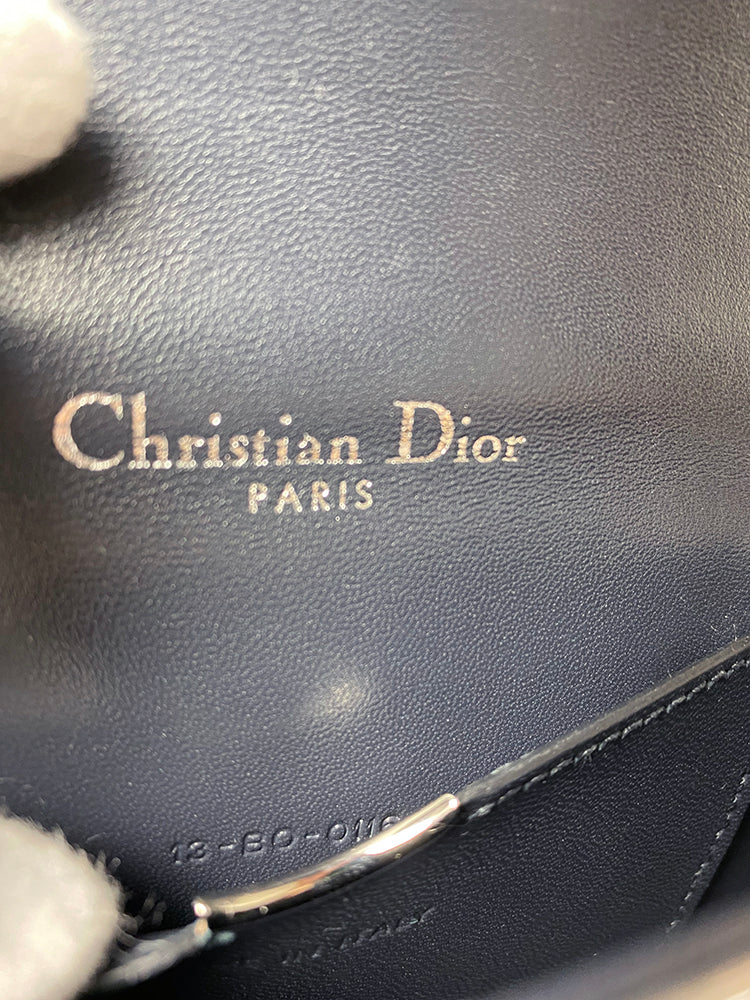 Christian Dior Silver Micro Cannage Mini Diorama Bag - Luxury Crossbody Purse for Women | Perfect for Evening Parties, Date Nights & Special Occasions