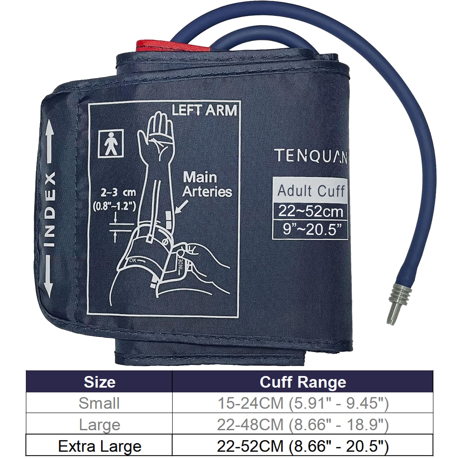 TENQUAN Extra Large Blood Pressure Cuff 9