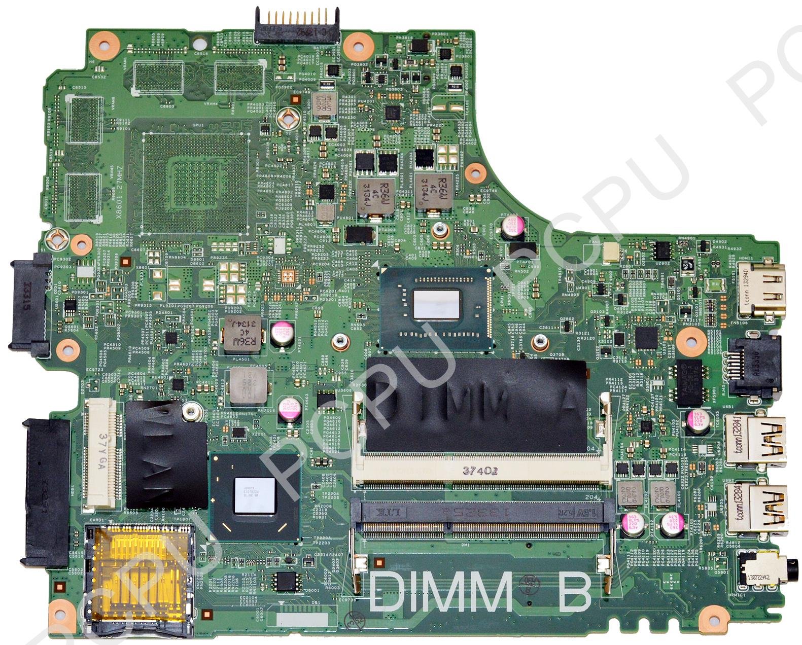 Dell Inspiron 14R-5421 Laptop Motherboard with Intel Celeron DC 1017U 1.6GHz CPU - Replacement Part for Laptop Repair & Upgrades | Perfect for DIY Fixes & Computer Maintenance