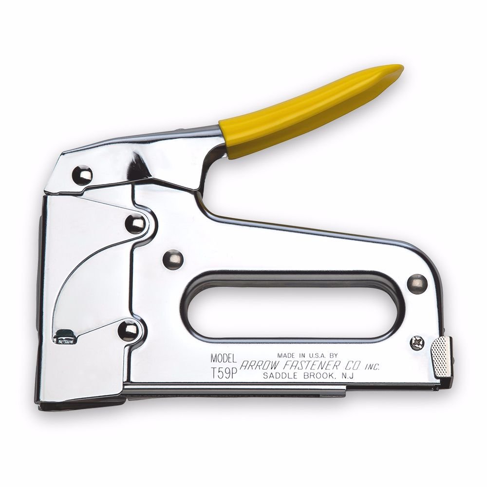 ARROW FASTENER T59 Heavy Duty Staple Gun for Wire & Cable - Professional Cord Fastening Tool for Home, Office & DIY Projects