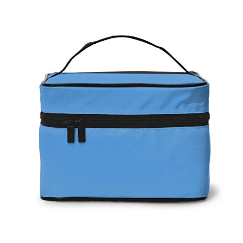TJNMU Blue Travel Toiletry Bag for Makeup & Cosmetics - Waterproof Grooming Kit Organizer (259) - Perfect for Vacation, Gym & Business Trips
