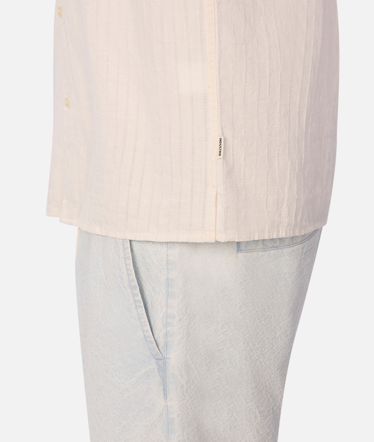 Casella Short Sleeve Shirt for Men - Classic Off White Cotton Casual Button Down Shirt | Perfect for Office, Summer Outfits & Smart Casual Wear