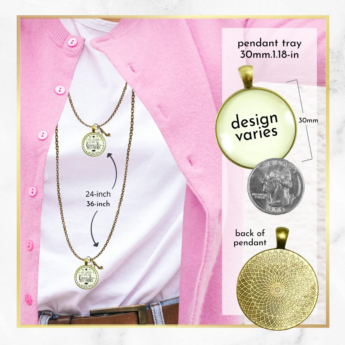 Best Friend Necklace Set - Boho Chic 36