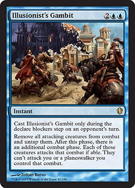 Magic The Gathering - Illusionist's Gambit (47/356) - Commander 2013 MTG Card - Collectible Trading Card Game for Strategy & Deck Building - Perfect for Commander, Modern & Casual Play