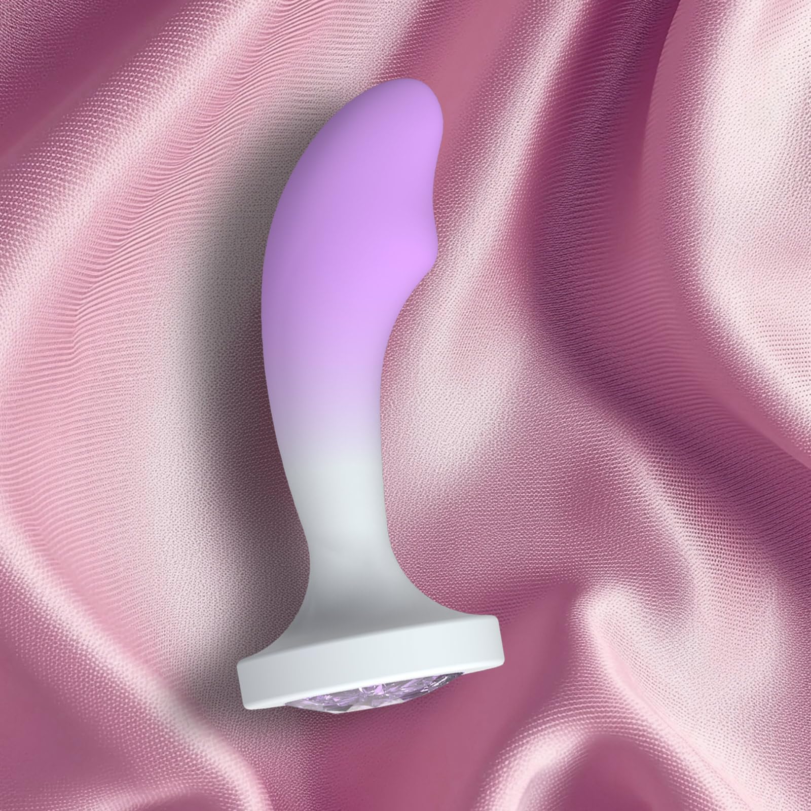 Premium 3-Piece Silicone Anal Training Kit with Jewelry Base - Beginner-Friendly Butt Plugs for G-Spot Stimulation | Couples Adult Sex Toys & Games (Purple) | Perfect for Solo Play, Partner Exploration & Spicing Up Intimate Moments