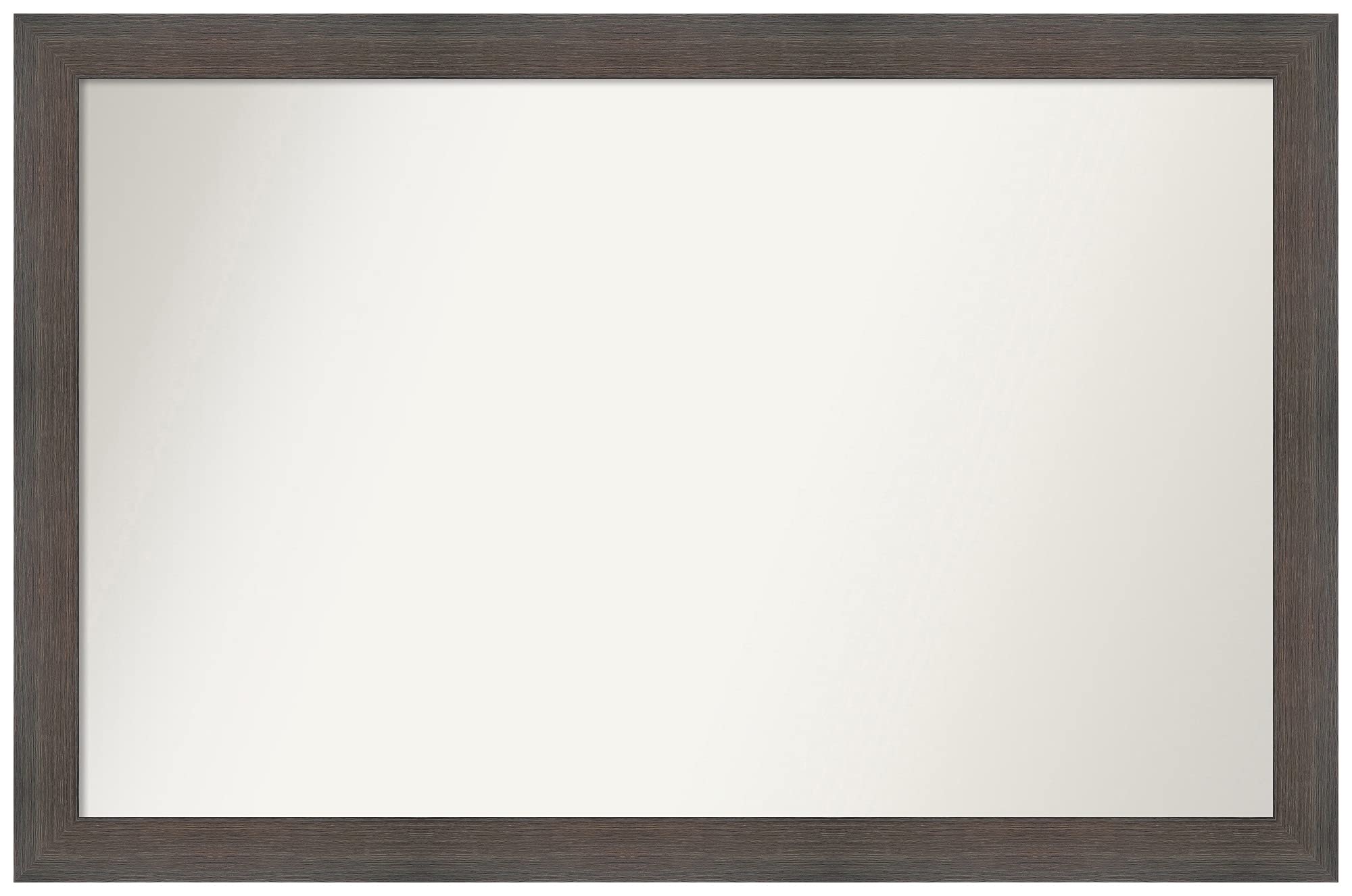 Amanti Art Custom Wall Mirror - 23x35 Inch Non-Beveled Design with Hardwood Chocolate Frame - Multiple Size Options - Perfect for Bathroom, Bedroom & Entryway Decor