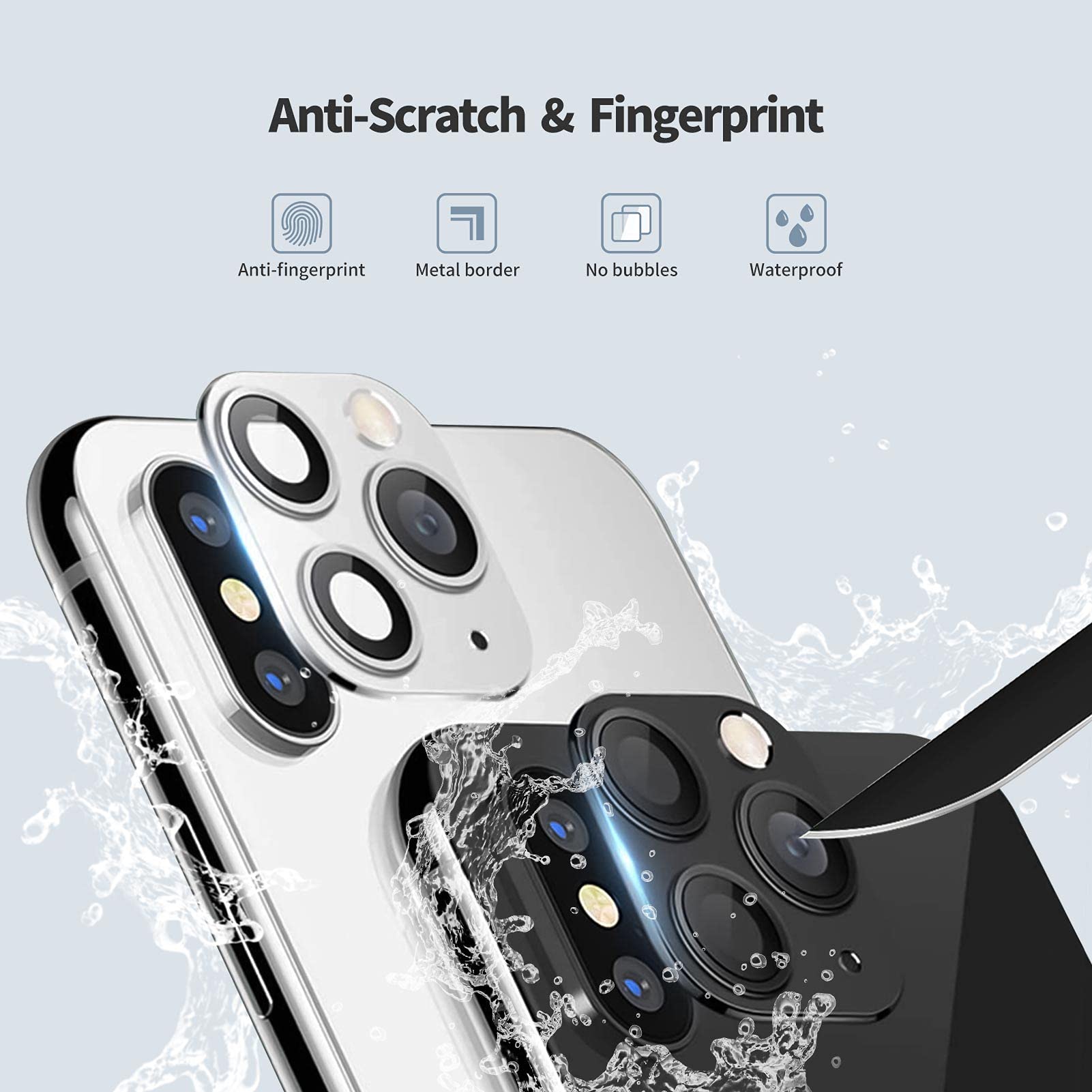 LucBuy Ultra Thin Clear Tempered Glass Camera Lens Protector for iPhone XR/11 - Anti-Scratch Rear Lens Cover Film | Perfect for Outdoor Photography & Travel Protection