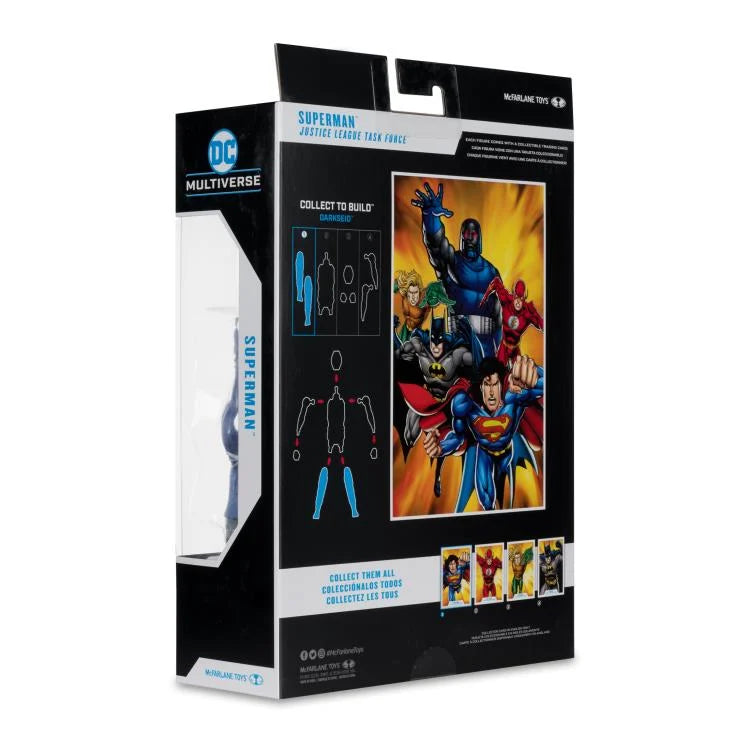 DC Multiverse Superman Justice League Task Force Action Figure - Collect to Build Darkseid | Superhero Toy for Display, Collection & Play | Perfect for Fans, Gifts & Comic Conventions