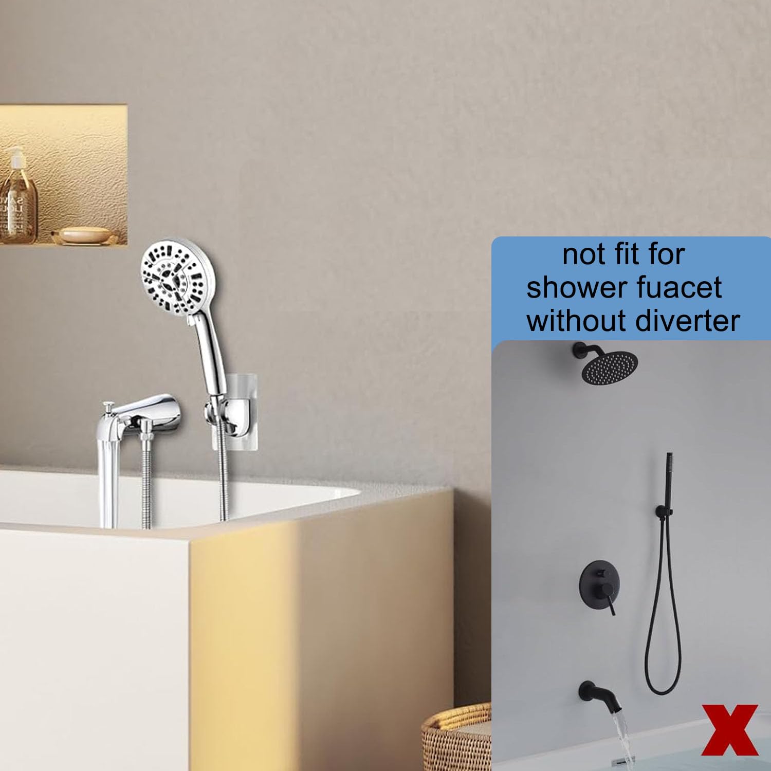 10-Setting Tub Spout with Sprayer - 5