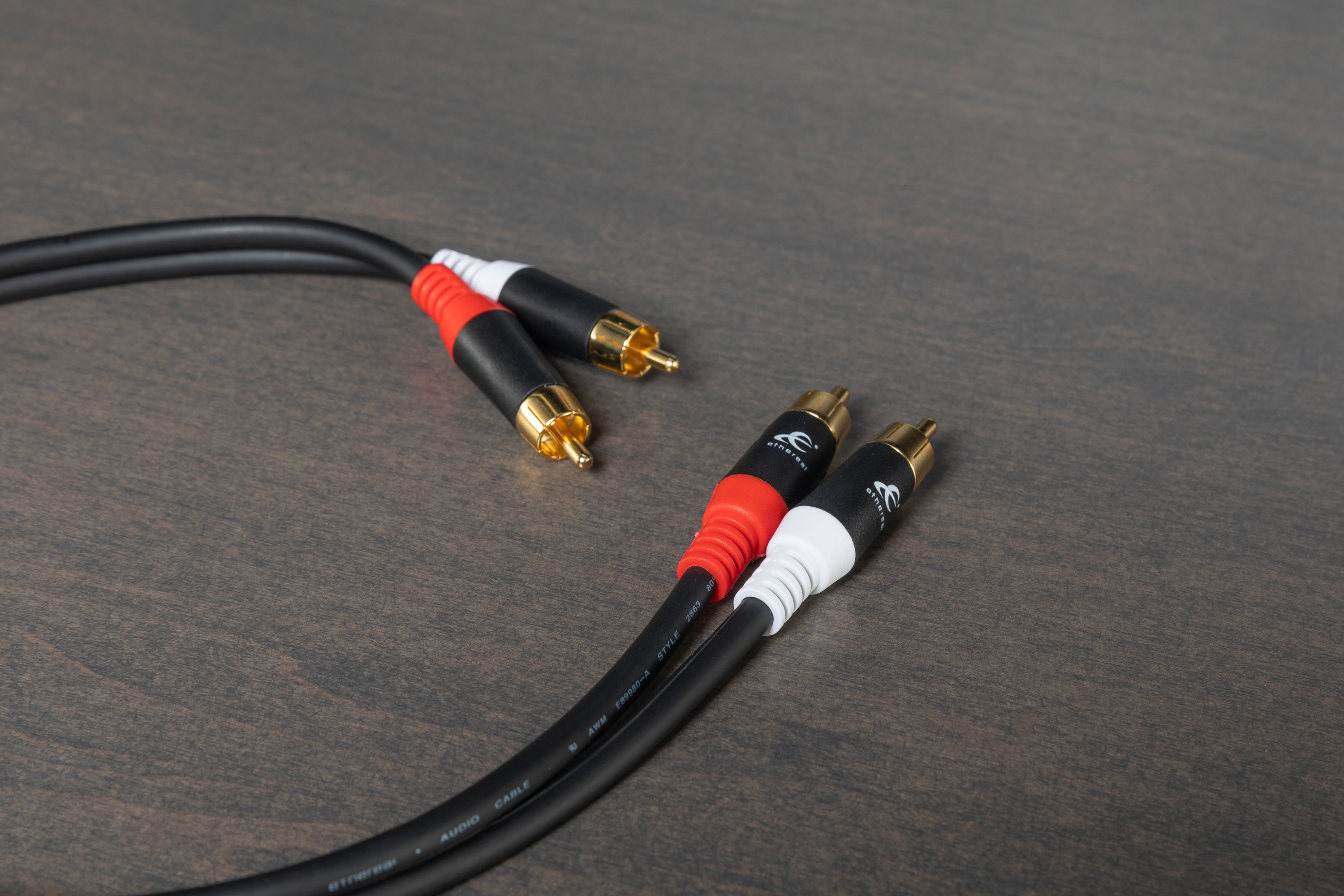 High-Quality Stereo RCA Audio Cable - 6ft Gold-Plated Connectors for Home Theater, Sound System & Hi-Fi Audio - Perfect for Speakers, Subwoofers & AV Receivers