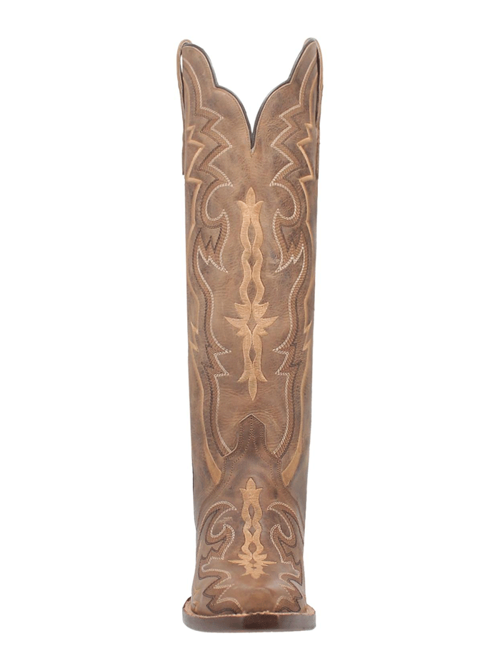 Dan Post DP4275 Women's Silvie Leather Boots - Brown Western Cowgirl Boots for Country Dancing & Casual Wear