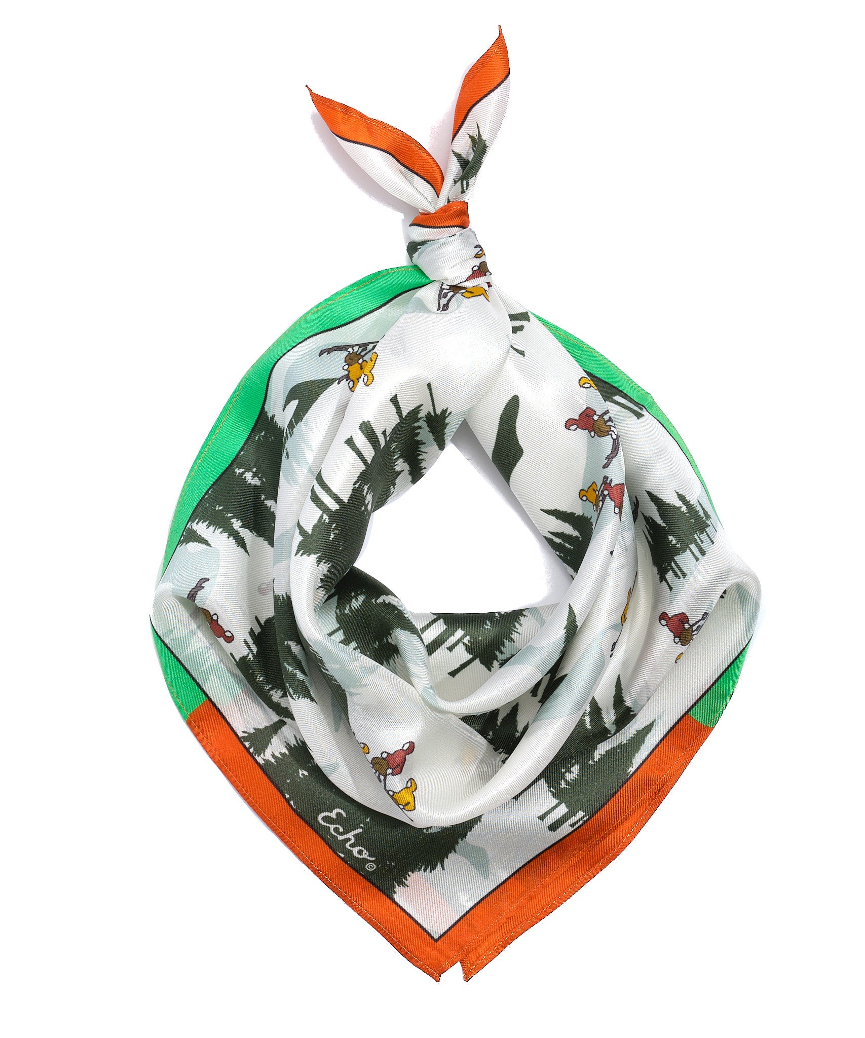 Hit The Slopes Silk Bandana - Soft & Stylish Winter Scarf for Skiing, Snowboarding & Outdoor Adventures