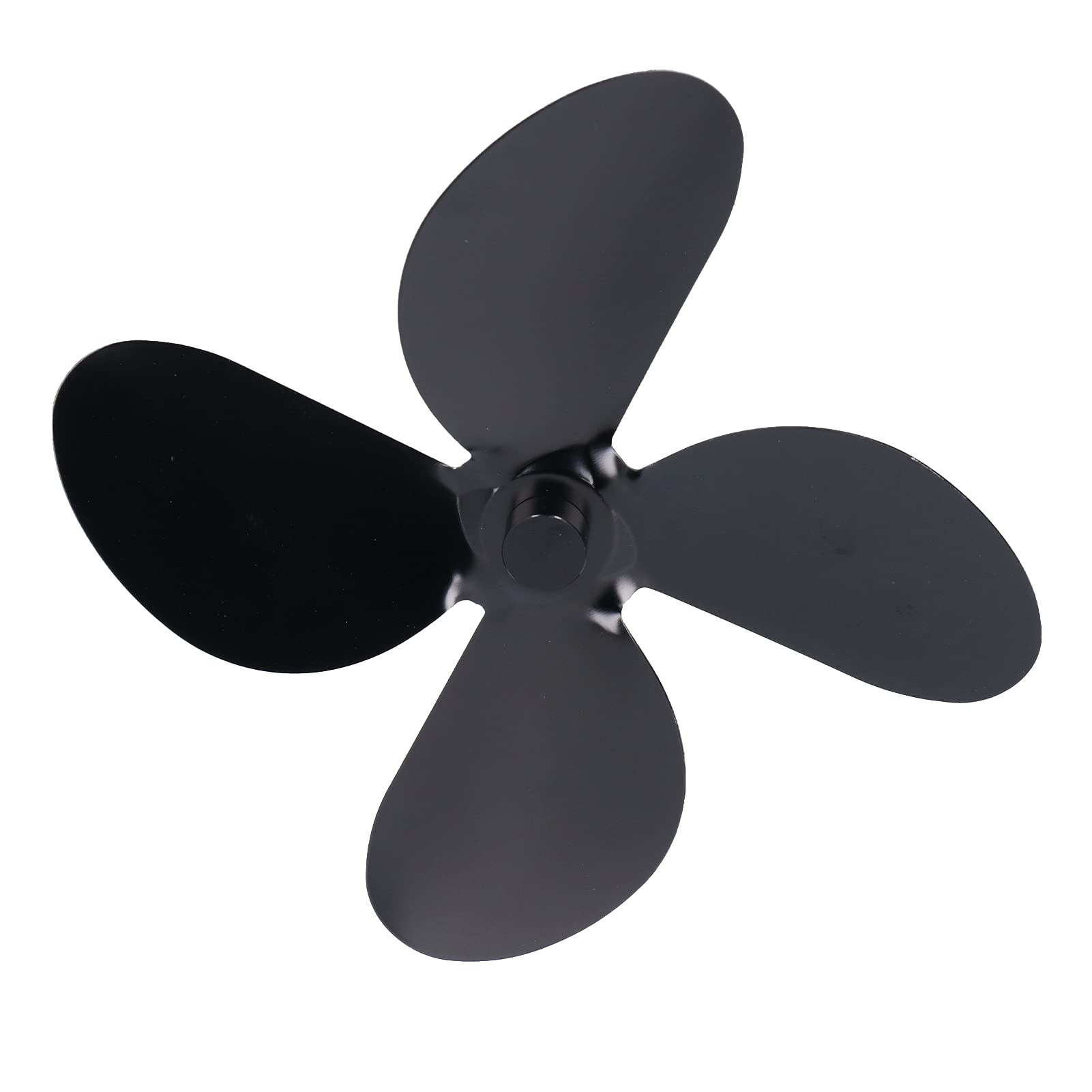 Universal Rust-Proof Fireplace Fan Blade Replacement - 4-Leaf Design for Wood Burning Stoves & Fireplaces | Perfect for Home Heating & Cozy Winter Nights
