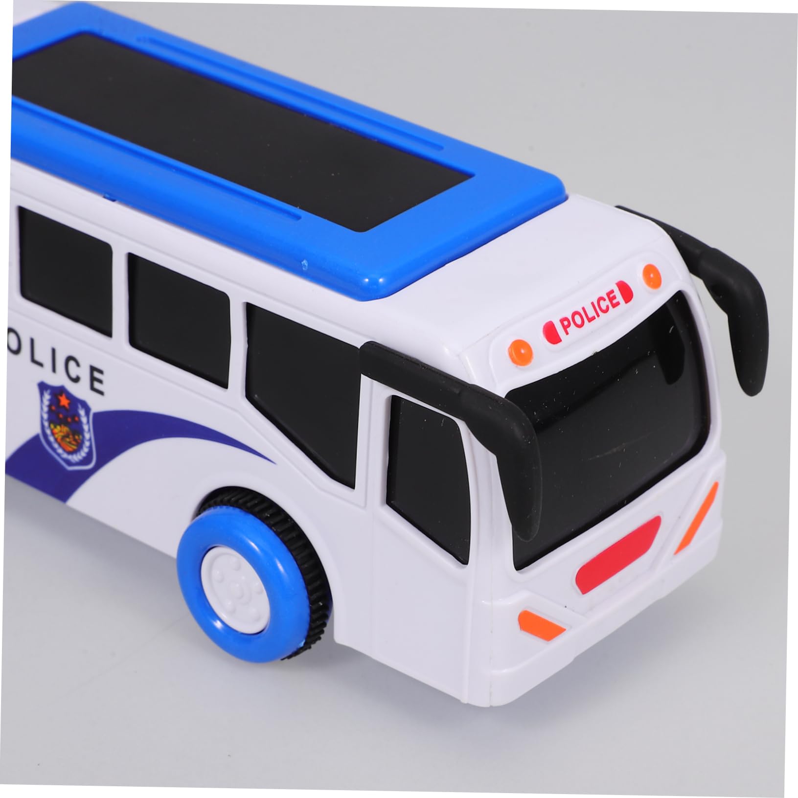 LALADEFIEE Miniature Toy Bus for Kids - ABS Plastic Small Bus Car Toy, Children's Educational Vehicle Model - Perfect for Playtime, Collecting & Pretend Driving Games