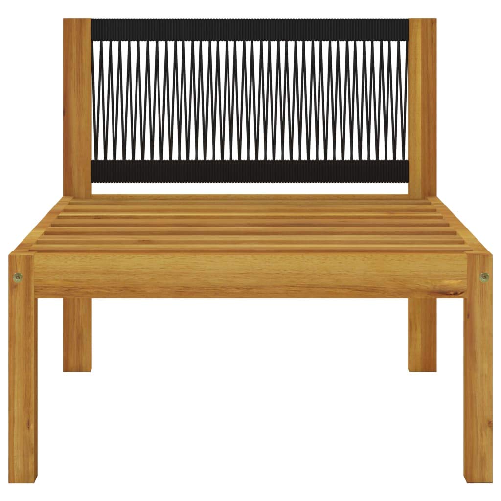 11-Piece Patio Lounge Set with Cushions - Cream Solid Acacia Wood Furniture (219 lbs) - Perfect for Outdoor Relaxation, Backyard, Garden & Poolside