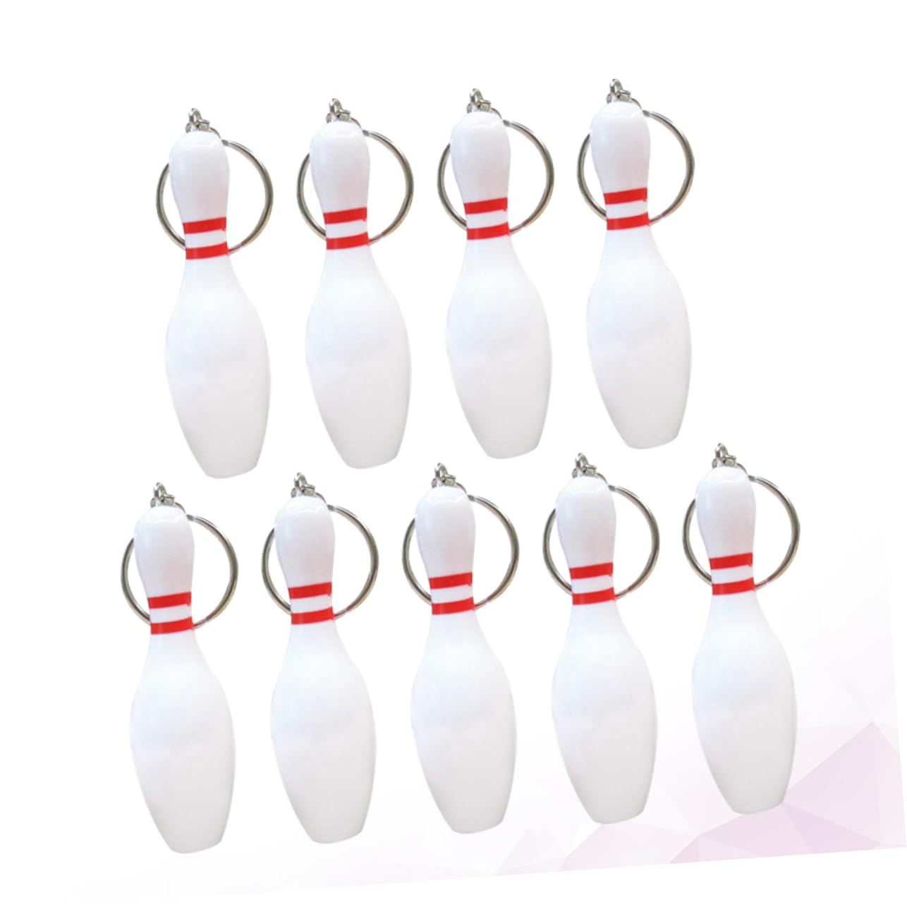 WHAMVOX Stylish Bowling Keychain - Cool Car Key Ring for Men & Women