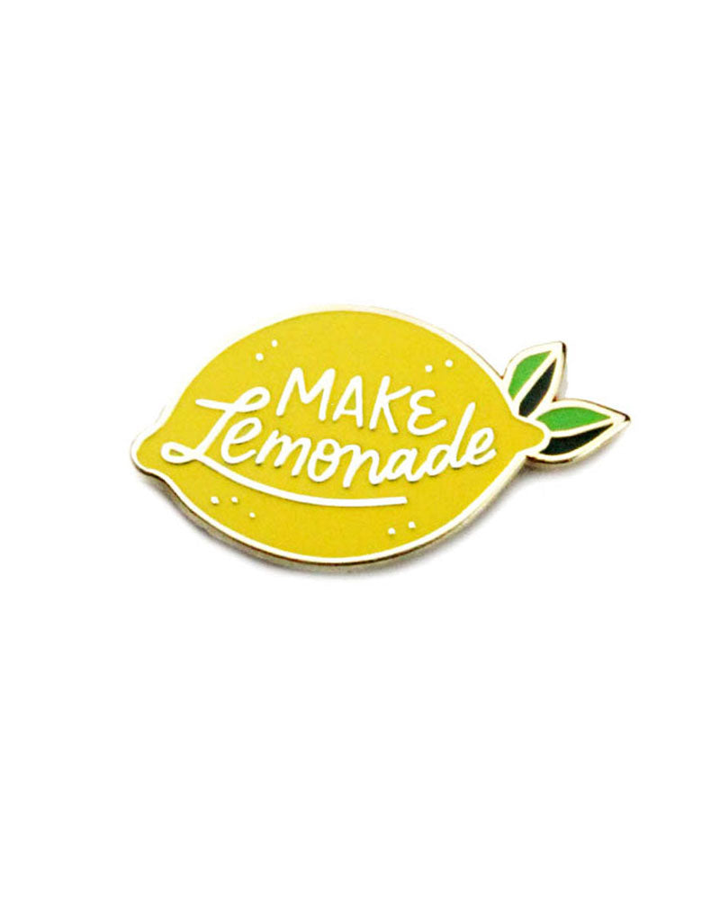 Make Lemonade Pin - Cute Lemonade Lapel Pin for Women & Girls - Perfect for Summer Outfits, Hats & Bags