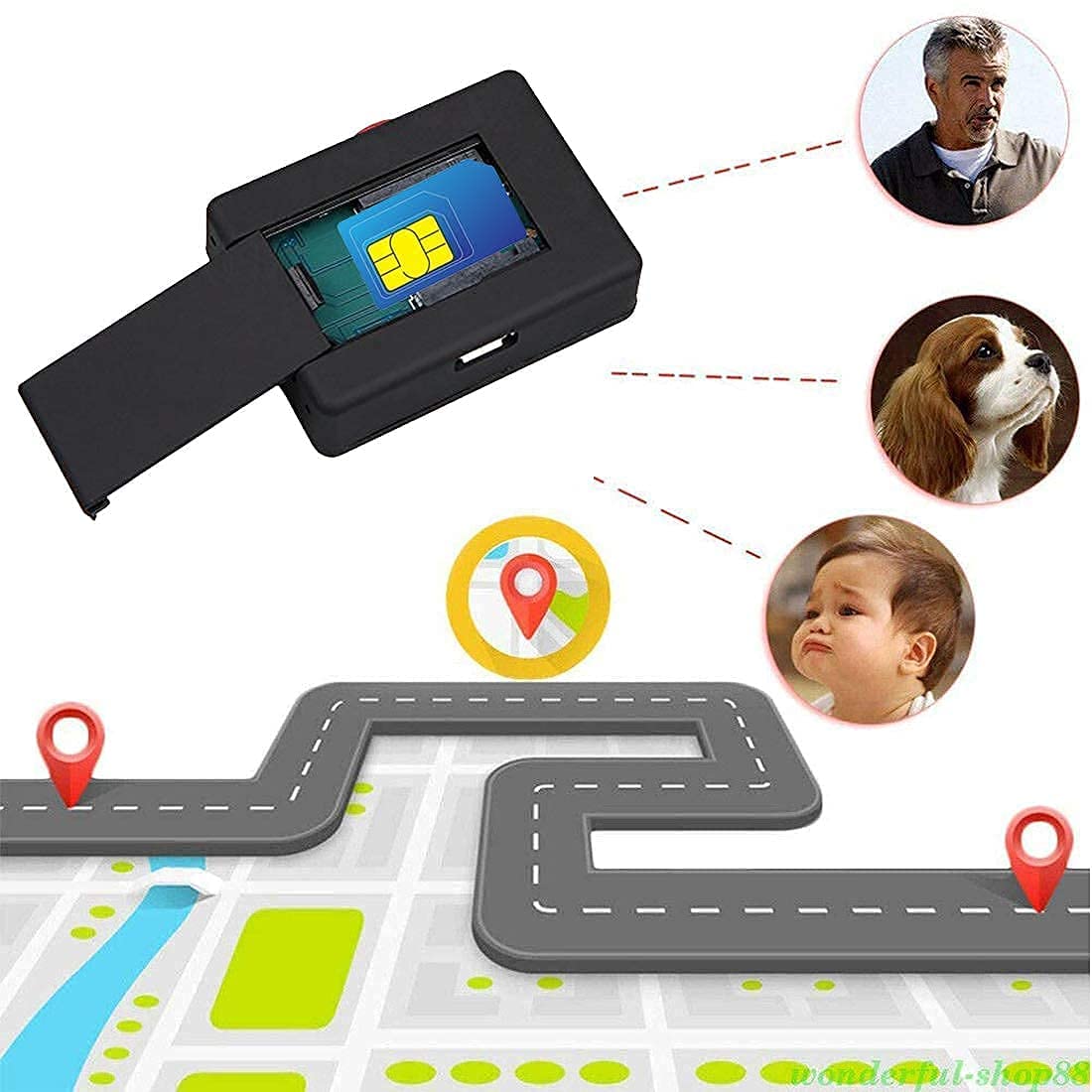 TECHNOVIEW Mini A8 Hidden Voice Recorder - Spy Audio Bug Device with Built-in Rechargeable Battery & GSM SIM Slot for Remote Callback | Compact Microphone for Covert Recording | Perfect for Security, Investigations, and Personal Memos