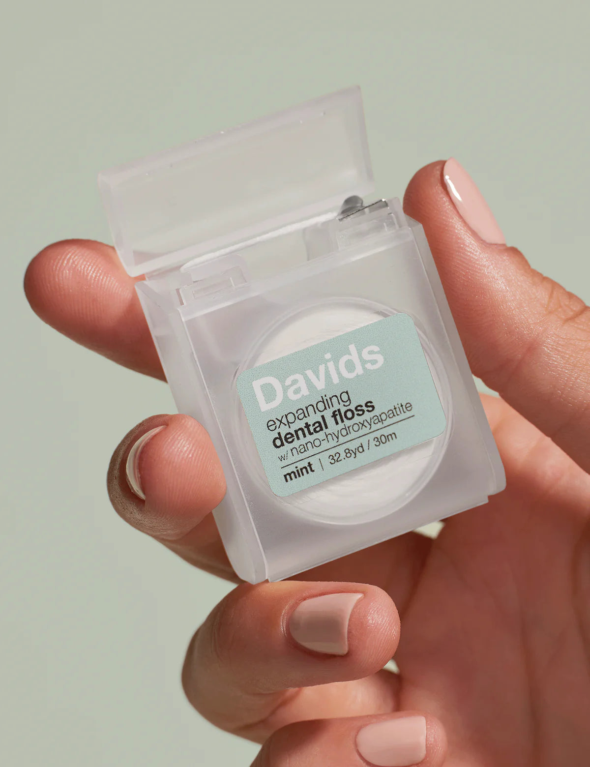 Nano Hydroxyapatite Expanding Dental Floss with Mint Flavor - Gentle Teeth Cleaning for Sensitive Gums | Perfect for Travel, Home & Office Oral Care