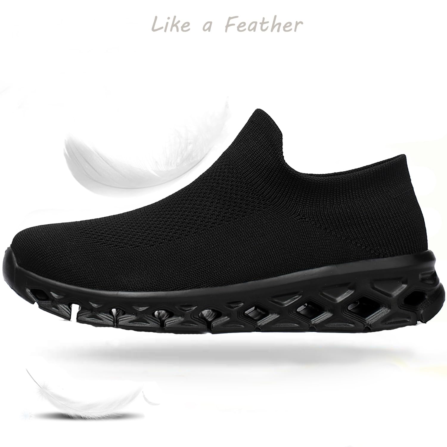 FLARUT Slip-On Running Shoes for Men & Women - Lightweight Breathable Sneakers for Jogging, Walking, Fitness & Casual Wear - Perfect for Gym, Workout, Travel & Everyday Use